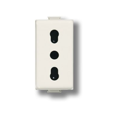 MODULO ENCHUFE 2P+T 10/16A 250V MARFIL MATIX A5180