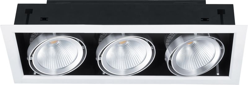 FOCO-LED-PUZZLE-TRIPLE-EMBUTIDO-90W-3000K-ORIENTABLE
