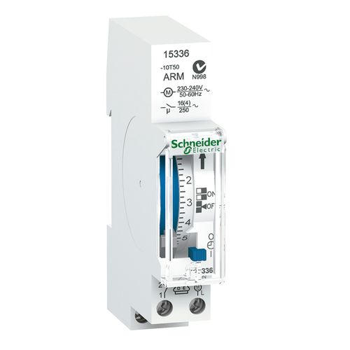 INTERRUPTOR HORARIO MECANICO IH 24H 1CANAL 15336 SCHNEIDER