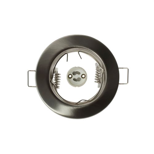 BISEL GU10 EMBUTIDO FIJO INYECTADO OMEGA TITANIO TECHNOLAMP