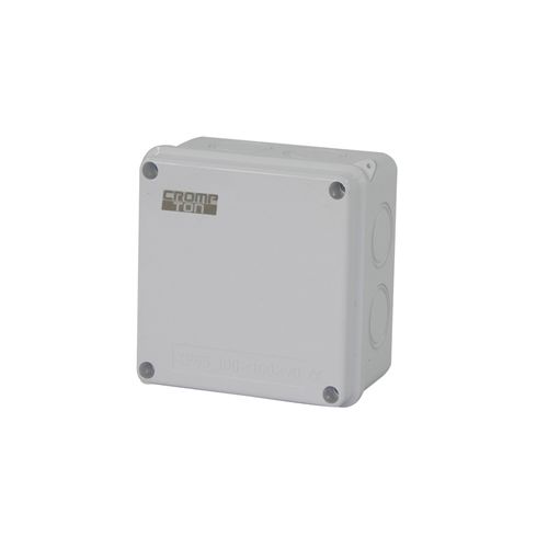 CAJA ESTANCA CUADRADA 100X100X70MM IP65 LISA (CON CONOS) LS0H CROMPTON