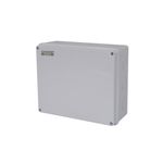 CAJA-ESTANCA-RECTANGULAR-300X250X120MM-IP65-LISA--CON-CONOS--LS0H-Plastico-Gris