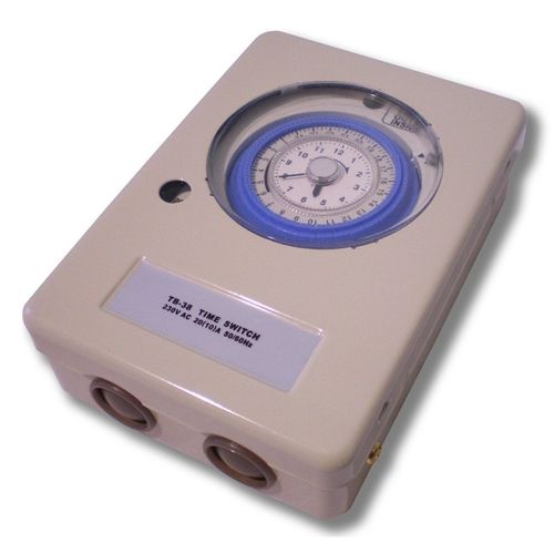 RELOJ HORARIO ANALOGO 10A 220V 15M-24HR MAX CCD