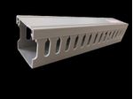 CANALETA-RANURADA-PVC-40X40MM-X-MT-GRIS-Metal-Gris