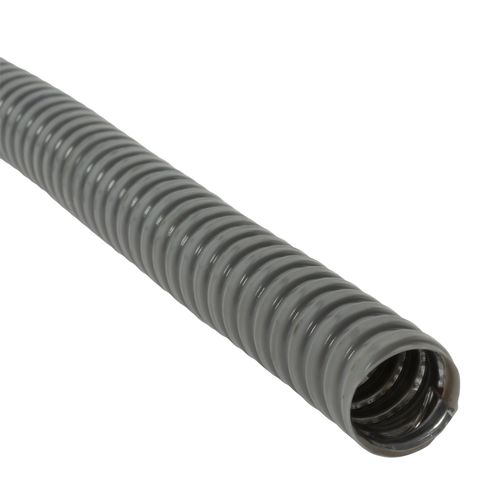 TUBERIA FLEXIBLE METALICA CORRUGADA PVC 20MM GRIS 4322 FUERTE CROMPTON (Precio x 30 mts)