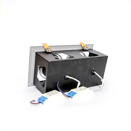 FOCO LED PUZZLE DOBLE EMBUTIDO 60W 3000K ORIENTABLE TECHNOLAMP