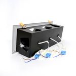 FOCO-LED-PUZZLE-TRIPLE-EMBUTIDO-90W-3000K-ORIENTABLE-Aluminio-Negro