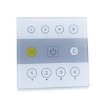 CONTROL-MURO-CCT-Y-DIMMER-PARA-FOCO-LED-PANAL-24GHz-Plastico-Blanco