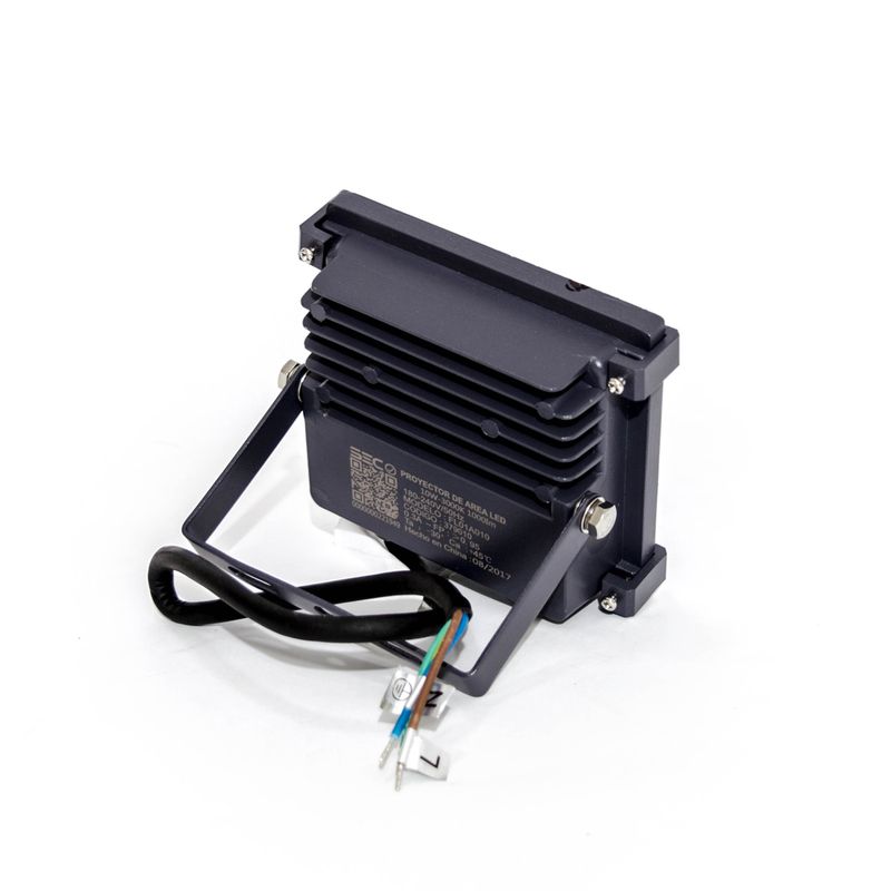 PROYECTOR-LED-10W-3000K-1000LM-IP66-IK10-DL-Aluminio-Negro
