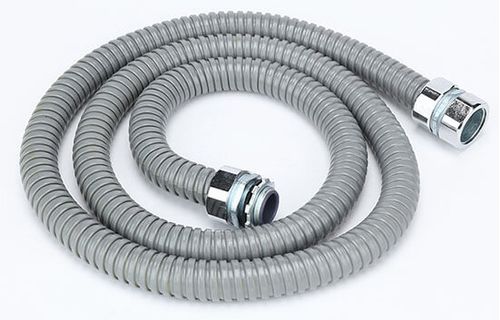 TUBERIA FLEXIBLE METALICA CORRUGADA PVC 32MM GRIS 4322 FUERTE CROMPTON (Precio x 30 mts)