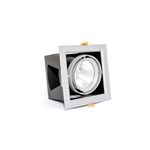 FOCO-LED-PUZZLE-SIMPLE-EMBUTIDO-30W-3000K-ORIENTABLE-Aluminio-Negro