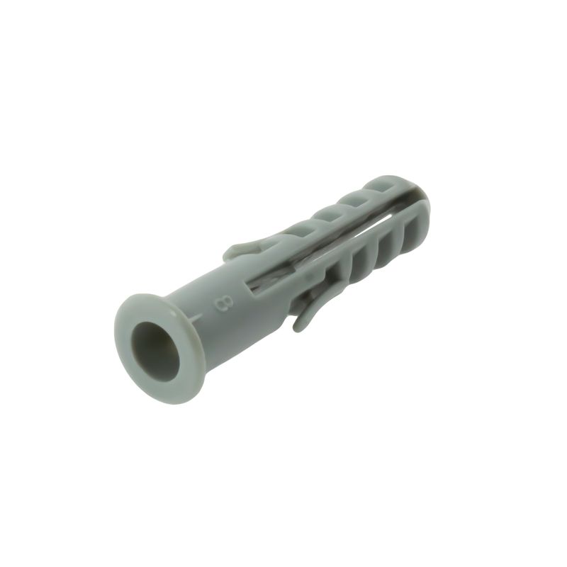 TARUGO-8MM-GRIS--x-50-PCS--HALOFREE-Plastico-Gris