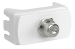MODULO TOMA COAXIAL TV - BLANCO