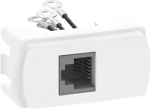 MODULO TOMA TELEFONICA RJ11 BLANCO MILUZ S3B74800