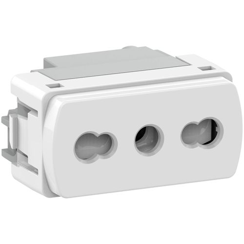 MODULO ENCHUFE BIPASO 2P+T 10/16A BLANCO MILUZ S3B70230