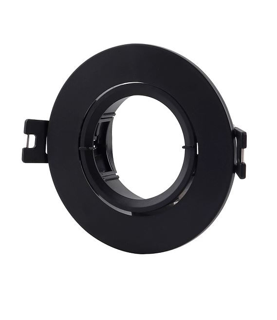BISEL ORIENTABLE GU10 ATLAS NEGRO TECHNOLAMP
