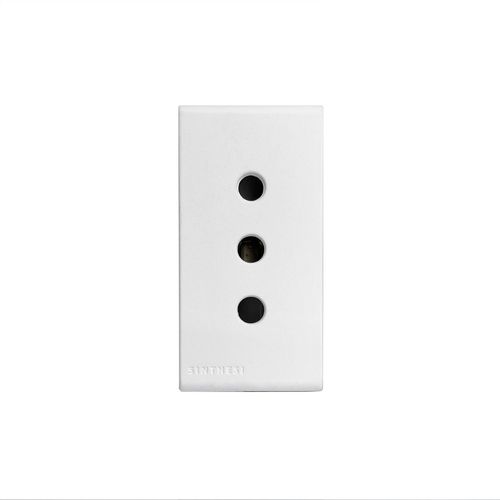 MODULO TOMACORRIENTE 10A 250V 2P+T S33 BLANCO MATE 333021 SINTHESI