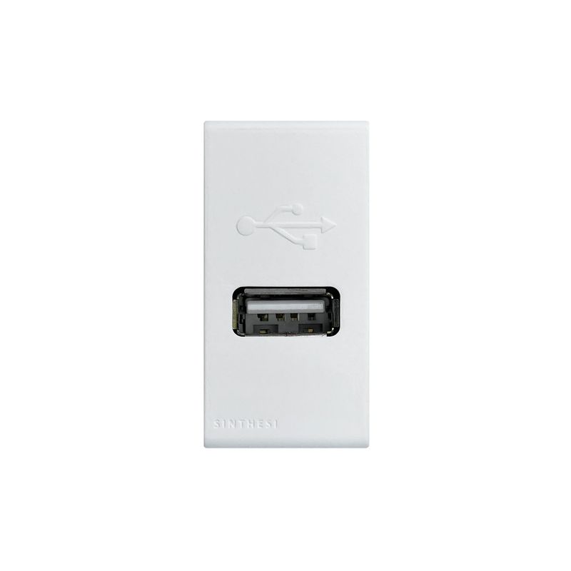 MODULO-CARGADOR-USB-1A-5V-SINTHESI-33-BLANCO-MATE