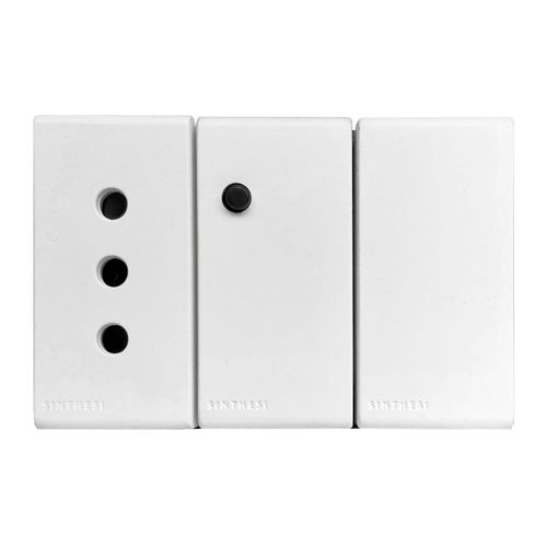 MODULO TOMA SMARTSWITCH WIFI 2.4GHZ 10A 250V S33 BLANCO MATE 335521 SINTHESI