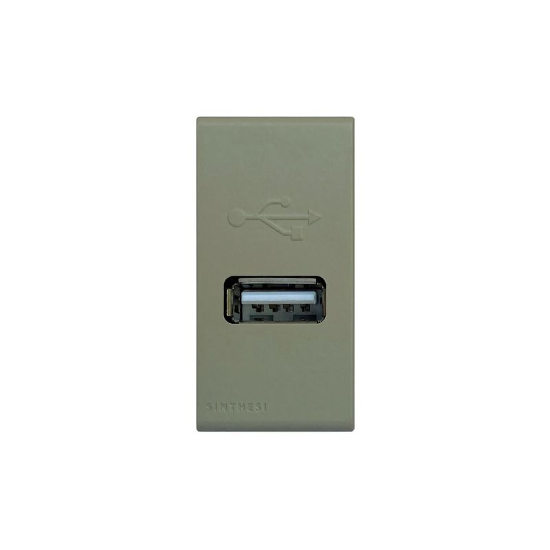 MODULO-CARGADOR-USB-1A-5V-SINTHESI-33-BEIGE-MATE