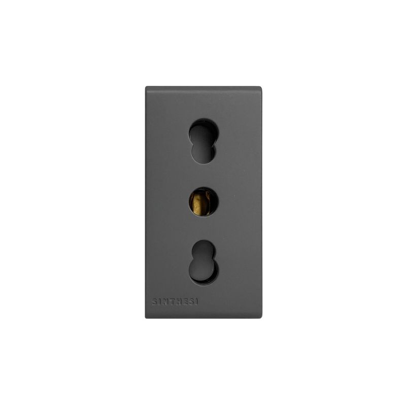 MODULO-TOMACORRIENTE-BIPASO-10-16A-250V~-2P-T-SINTHESI-33-GREY-MATE