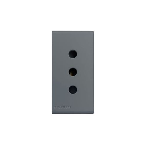 MODULO TOMACORRIENTE 10A 250V 2P+T S33 CEMENTO 333024 SINTHESI