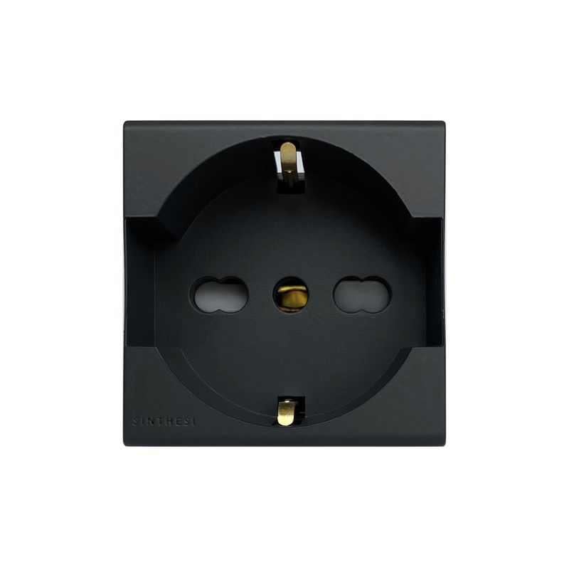 MODULO-TOMACORRIENTE-SCHUKO-2P-T-10-16A-250V-SINTHESI-33-NOIR-MATE