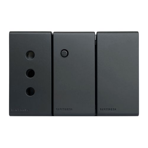 MODULO TOMA SMARTSWITCH WIFI 2.4GHZ 10A 250V S33 NOIR MATE 335526 SINTHESI