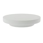 Aplique-LED-sobrepuesto-biscuit-12W-3000K-1200LM-IP65-Aluminio-Blanco-mirando-arriba