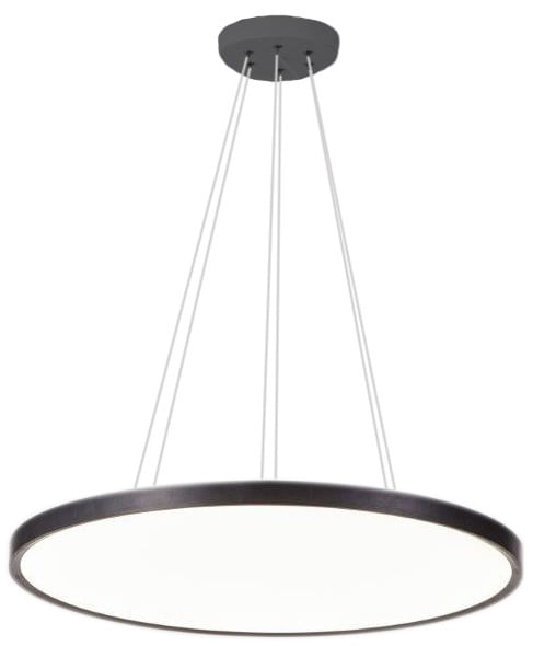 PANEL LED REDONDO NEGRO NIZA 32W 400MM MULTI CCT 3700LM IP42 C/KIT COLGAR TECHNOLAMP