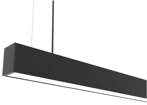 LUMINARIA LED LINEAL BERNA 24W 600MM 3120 LM SWITCH 3000K/4000K NEGRO TECHNOLAMP