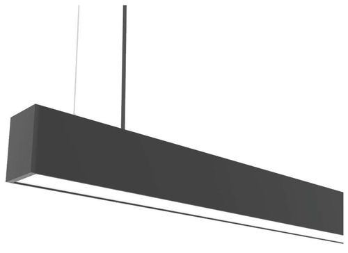 LUMINARIA LED LINEAL BERNA 40W 1200MM 5200 LM SWITCH 3000K/4000K NEGRO TECHNOLAMP