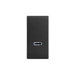 Modulo Cargador Usb-C 1a 5v Sinthesi Blue Negro 396105