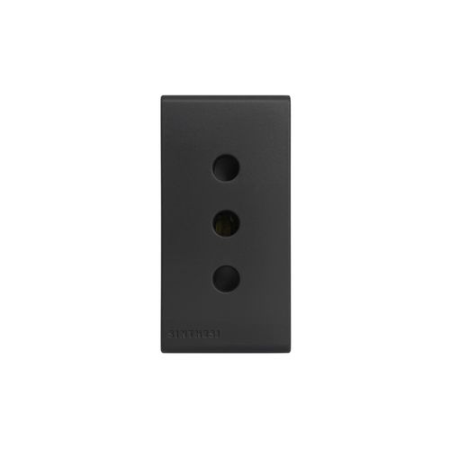 MODULO TOMACORRIENTE 10A 250V 2P+T SINTHESI BLUE NEGRO 393005