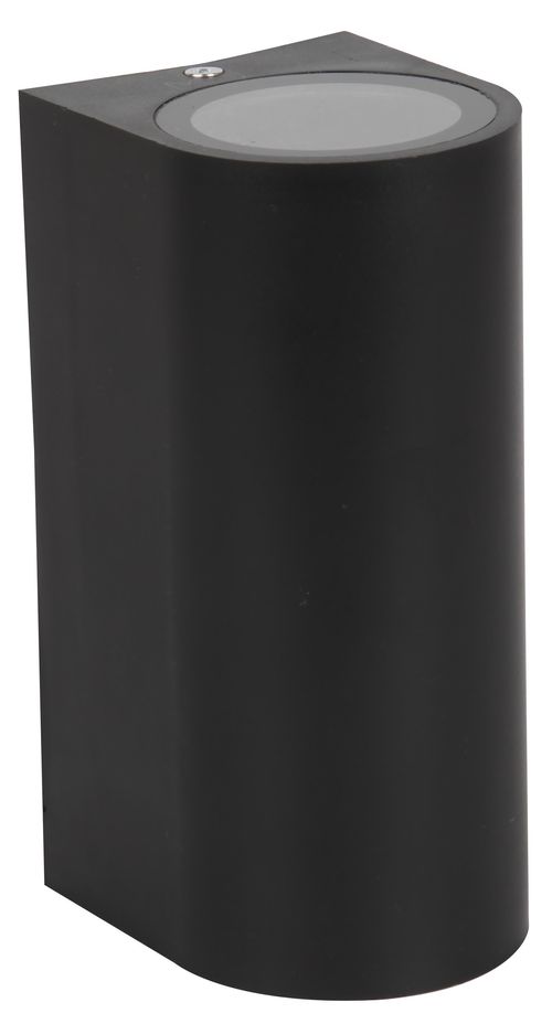 APLIQUE RONDO 2XGU10 IP65 PC NEGRO TECHNOLAMP