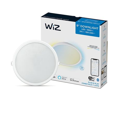 FOCO LED EMBUTIDO WIFI/BLUETOOTH 24W CALIDO/FRIO WIZ (929002532712)