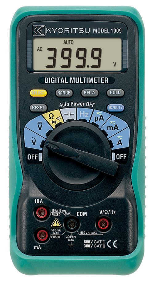 MULTIMETRO DIGITAL 600V KEW 1009 KYORITSU