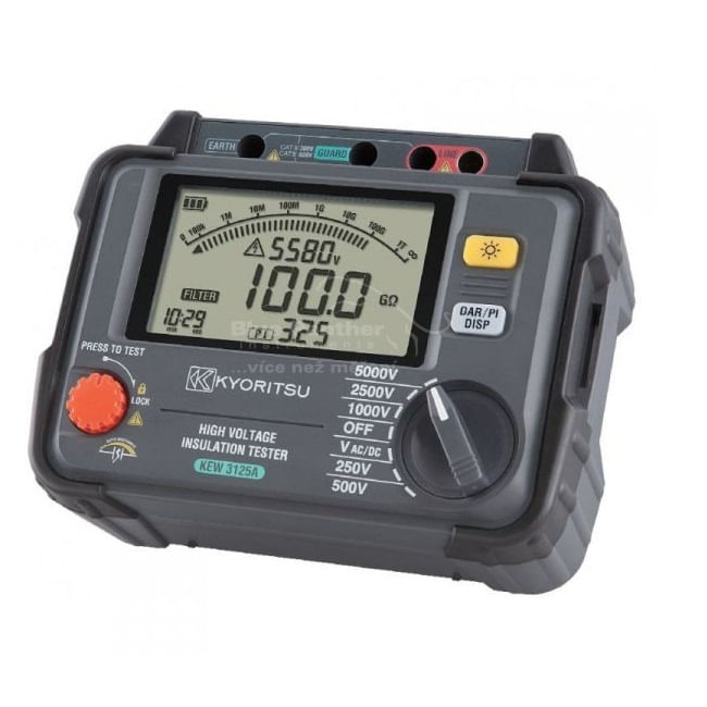 MEDIDOR DE AISLACION DIGITAL 5000V KEW 3125A KYORITSU