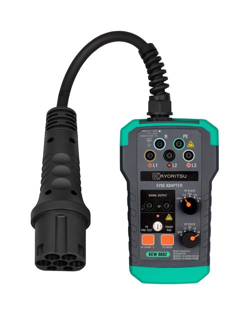 MEDIDOR Y TEST PARA CARGADORES EV AUTOMOTRICES KEW 8602 KYORITSU