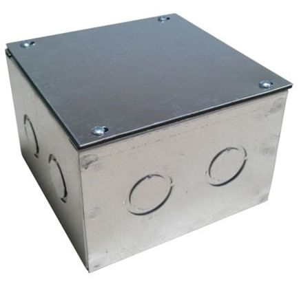 CAJA ELECTRO GALVANIZADA 150X150X100MM C/TAPA CROMPTON
