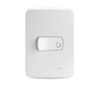 PULSADOR 16A 250V - BLANCO ARMADA
