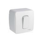CASQUETE ARMADO CON 9/24 16A 250V - BLANCO