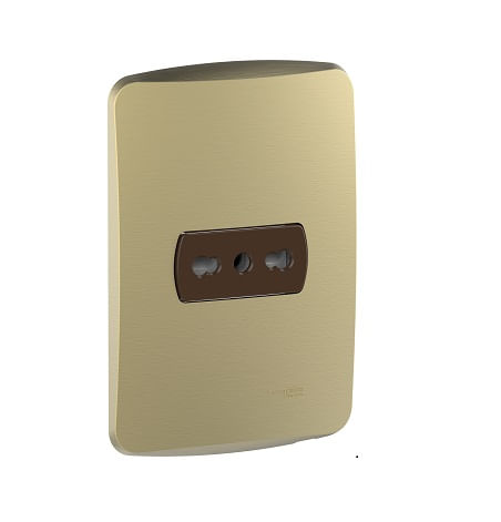 ENCHUFE 2P+T 10/16A DORADO ARMADA MILUZ S3B60235