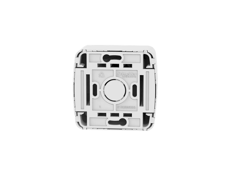 CASQUETE ARMADO CON ENCHUFE SIMPLE 10A 250V - BLANCO