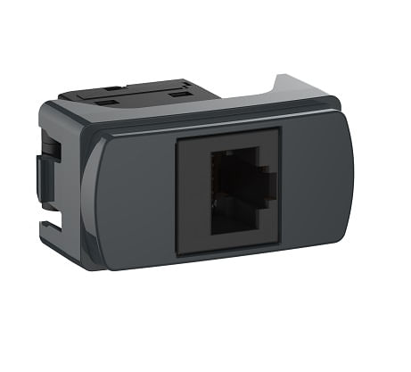MODULO TOMA DATOS RJ45 GRAFITO MILUZ S3B74106