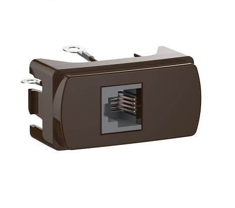 MODULO TOMA TELEFONICA RJ11 - CAFÉ