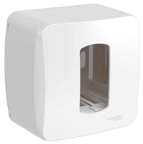 CASQUETE SOBREPUESTO 1 MODULO BLANCO MILUZ S3B76010