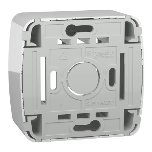 CASQUETE SOBREPUESTO 2 MODULOS BLANCO MILUZ S3B76020