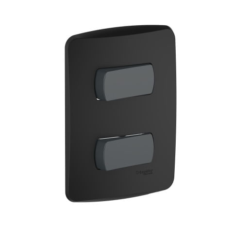 INTERRUPTOR DOBLE 9/15 16A 250V - GRAFITO ARMADA