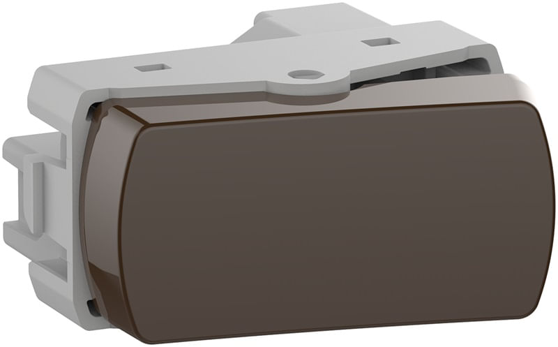 MODULO INTERRUPTOR 9/24 16A 250V - CAFÉ